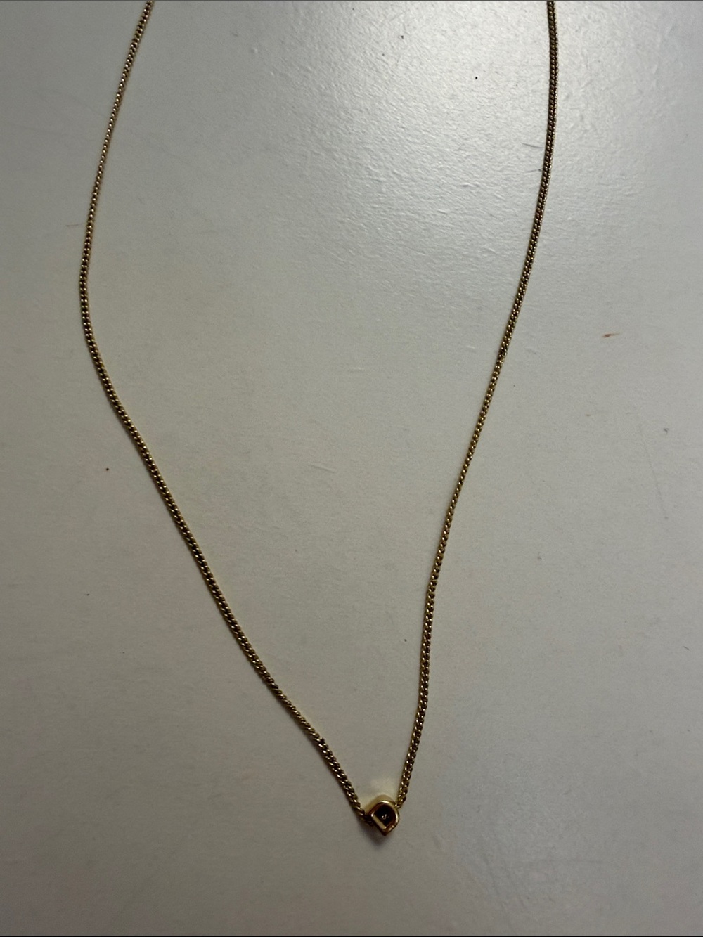 Gorjana Gold D letter Pendant Necklace - Minimal Women's Jewelry